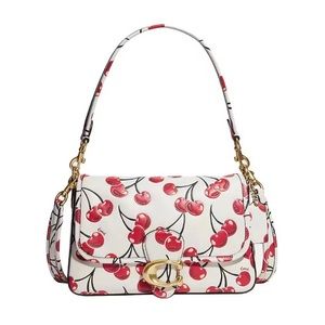 Coach Soft Tabby Shoulder Bag in Cherry Print